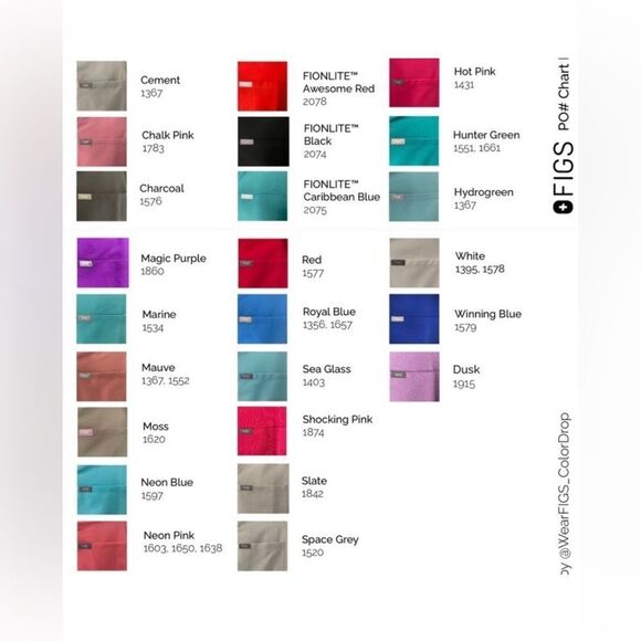 FIGS Technical Collection Blue Short Sleeve V-Neck Medical Scrub Shirt Pocket-XS - Picture 13 of 13